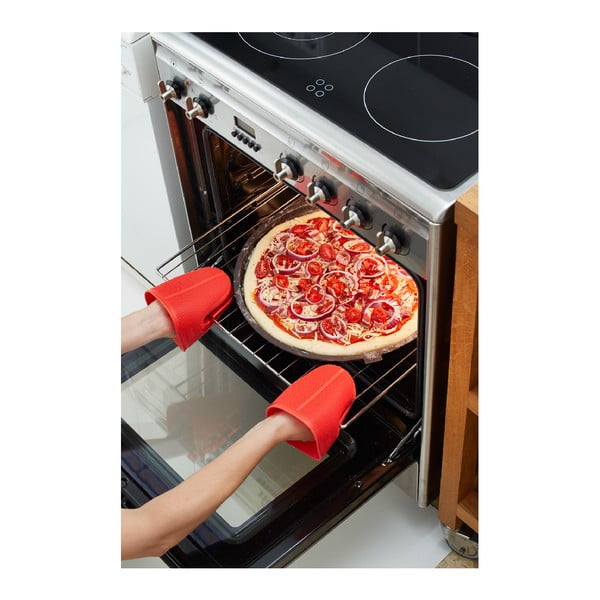 Rjava okrogla silikonska podloga za pico Lékué Pizza, ⌀ 36 cm-image-3
