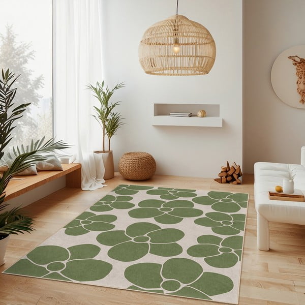 Zelen pralen tekač 80x200 cm Green Meadow – Mila Home-image-2