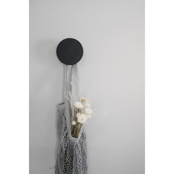 Črn hrastov stenski obešalnik Milford – Rowico-image-1