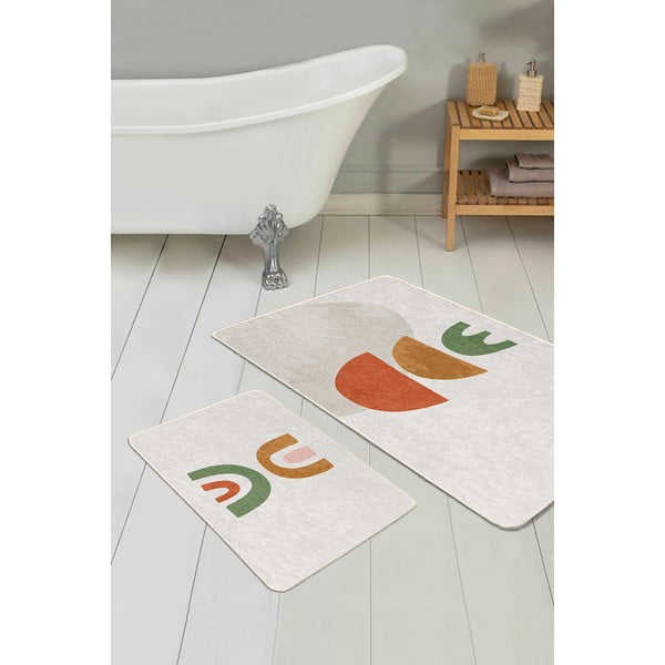 Bež kopalniške preproge v kompletu 2 ks 60x100 cm – Mila Home-image-2