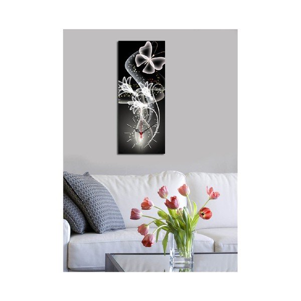 Dekorativna stenska ura Metulj, 30 x 70 cm-image-2