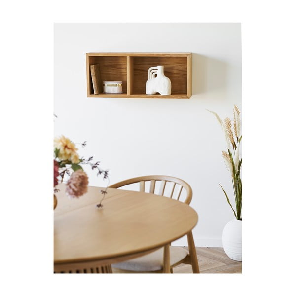 Večnivojska polica v hrastovem dekorju v naravni barvi 71 cm Oshawa – House Nordic-image-1