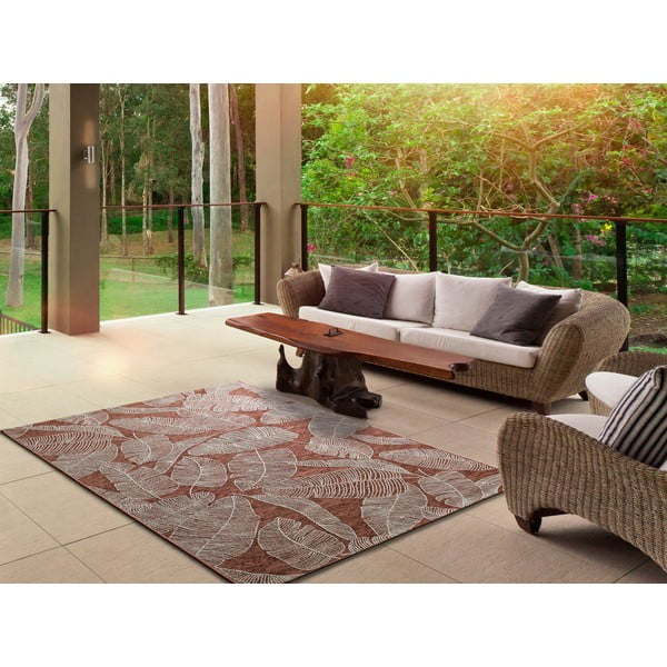 Oranžna zunanja preproga Universal Sigrid, 77 x 150 cm-image-1