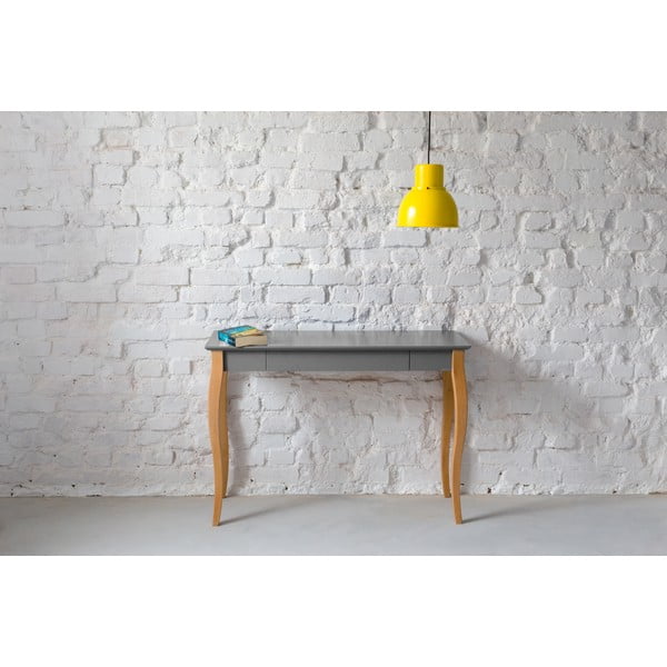 Temno siva pisalna miza Ragaba Lillo, dolžina 105 cm-image-1