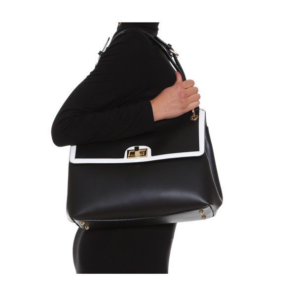 Usnjena torbica Anna Luchini 3043 Nero-image-4
