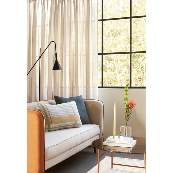 Oranžno-bela zofa Hübsch Shade-image-1