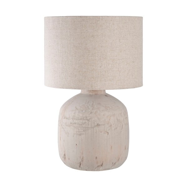 Kremno bela namizna svetilka s tekstilnim senčilom (višina 46,5 cm) Bilby – House Nordic