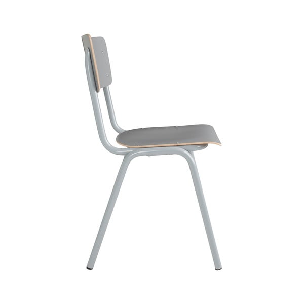 Sivi jedilni stoli v kompletu 4 kos Back to school - Zuiver-image-2