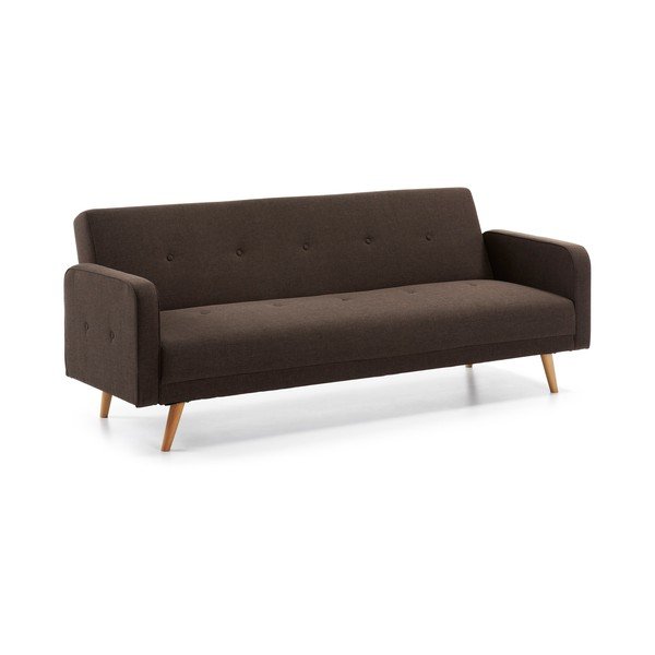Temno rjav raztegljiv kavč La Forma Regor-image-2