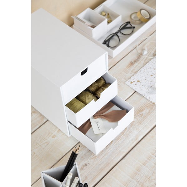 Bel organizator za predale s 3 predali Bigso Box of Sweden Ingrid-image-2