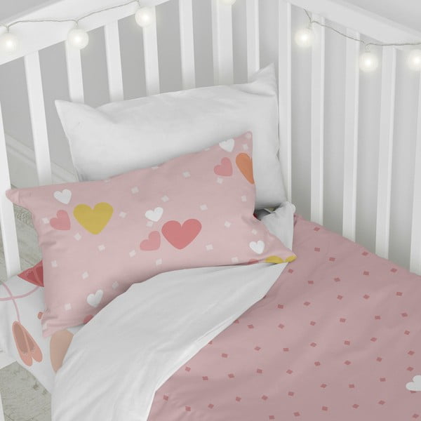 Bombažna posteljnina za otroško posteljico 115x145 cm Dancing - Mr. Fox-image-1