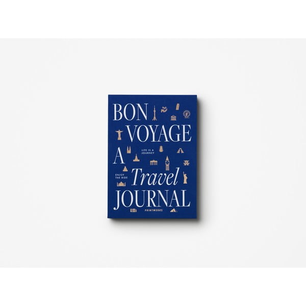Zvezek 104 str. Bon Voyage Travel Journal – Printworks-image-3