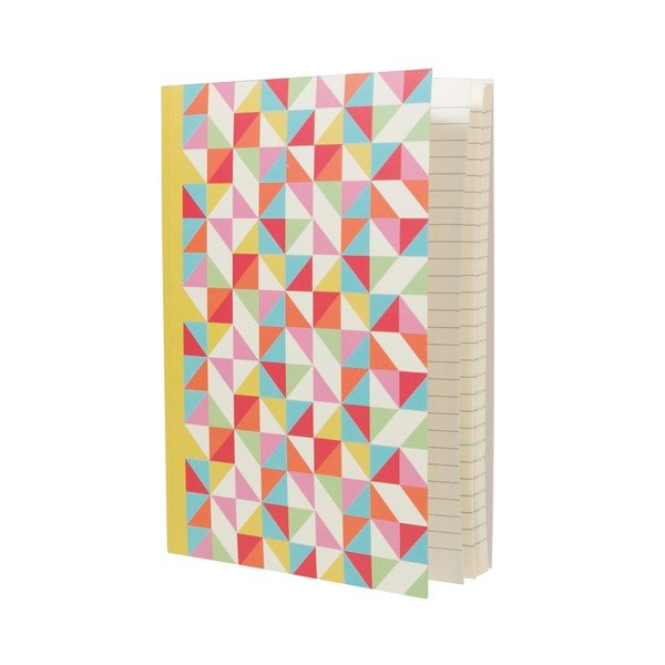A5 beležnica Rex London Multicolour Geometric-image-1