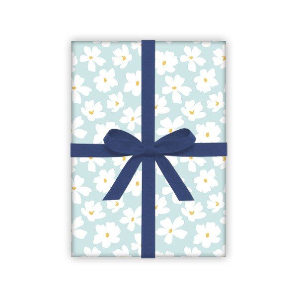 Modro-beli zavijalni papir eleanor stuart No. 8 Floral-image-1