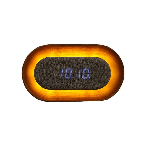 Digitalna budilka Lumos Walnut – Gingko