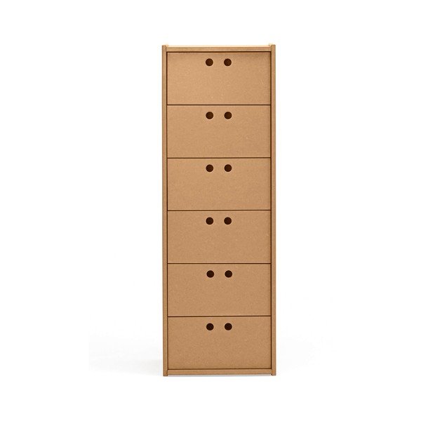 Omarica v naravni barvi 40x118x40 cm Wally – Teulat-image-2