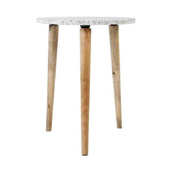 Okrogla mizica s terazzo ploščo ø 42 cm Terrazzo - Jardin d'Ulysse-image-3