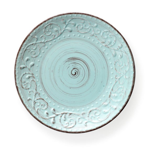 Turkizen keramični krožnik Brandani Serendipity, ⌀ 27,5 cm