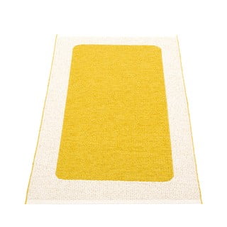 Gorčično rumena/kremno bela notranja in zunanja preproga 70x120 cm Ilda Mustard – Pappelina