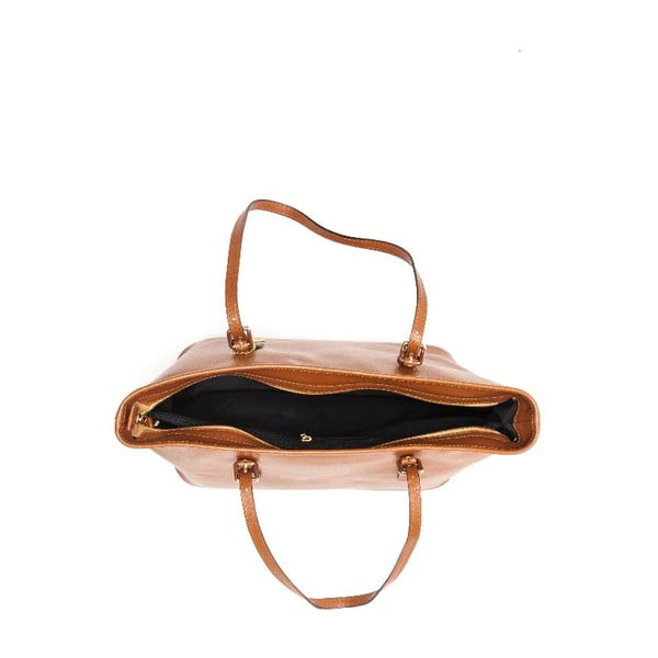 Usnjena torbica Renata Corsi 433 Cognac-image-3