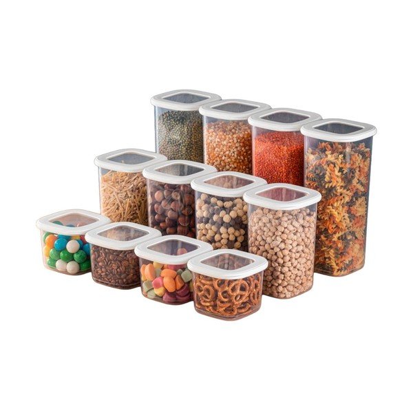 Posode za shranjevanje v kompletu 24 ks živil Fresco – Hermia