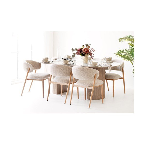 Sivo-bež keramična vaza (višina 23,5 cm) – House Nordic-image-3
