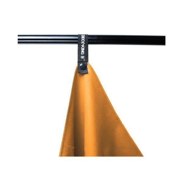 Komplet 2 oranžnih hitro sušečih se brisač DecoKing EKEA, 30 x 50 cm-image-3