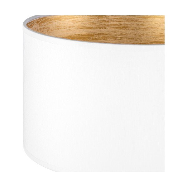 Bela namizna svetilka z detajli v zlati barvi Sotto Luce Tres S, ⌀ 25 cm-image-1
