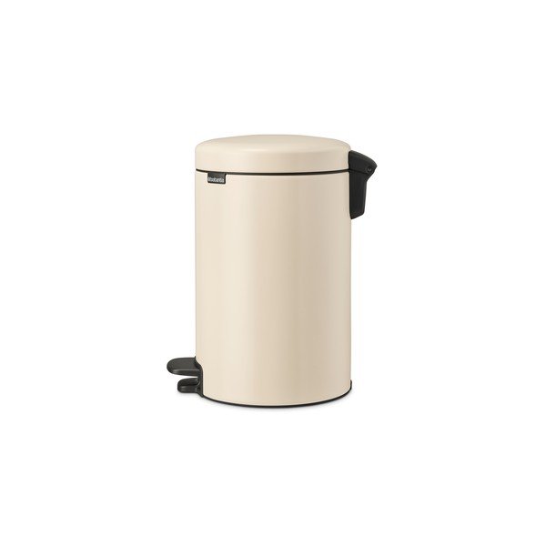 Bež jeklen koš za smeti s pedalom 12 l NewIcon – Brabantia-image-3