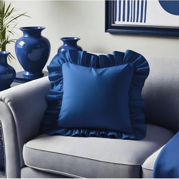 Prevleka za blazino iz mešanice bombaža 40x40 cm Ruffled – Mila Home-image-3