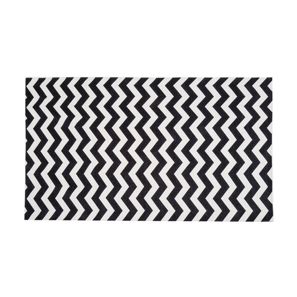 Črno-bel tekač Floorita Optical, 60 x 150 cm-image-2