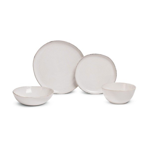 Lončen jedilni servis 24 ks Snow Heart – Bonami Essentials