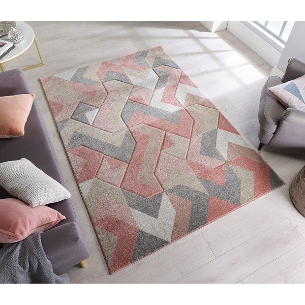Roza preproga Flair Rugs Aurora, 120 x 170 cm-image-4
