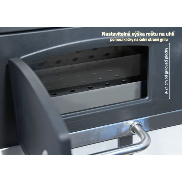 Žar na oglje z rešetko iz litega železa Cattara Royal-image-1