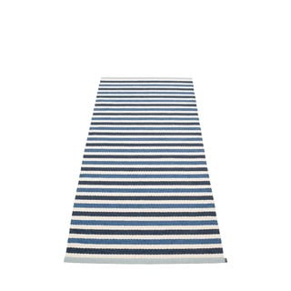 Moder/kremno bel zunanji in notranji tekač 85x200 cm Teo Denim – Pappelina