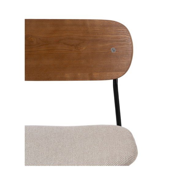 Rjavo-kremno beli jedilni stoli v kompletu 4 ks Moe – Ixia-image-4