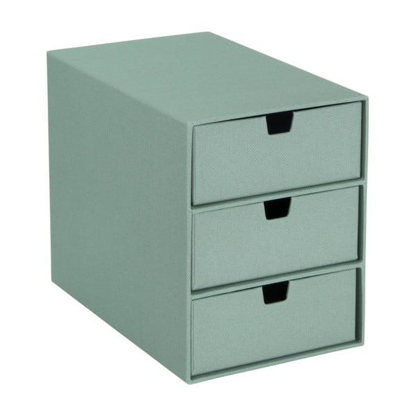 Zelen kartonast organizator za predale Ingrid Canvas Paper Laminate – Bigso