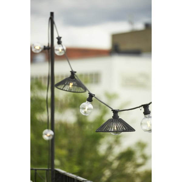 Črno senčilo ø 38 cm Vide – Star Trading-image-3