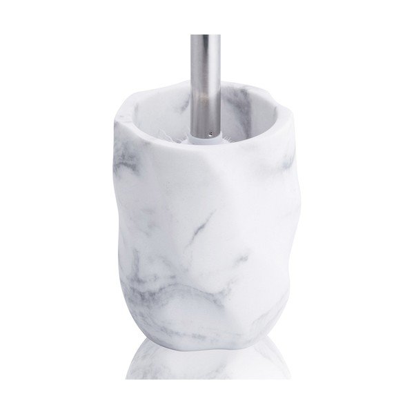 Bela marmorna WC krtačka Marble - Tomasucci-image-1