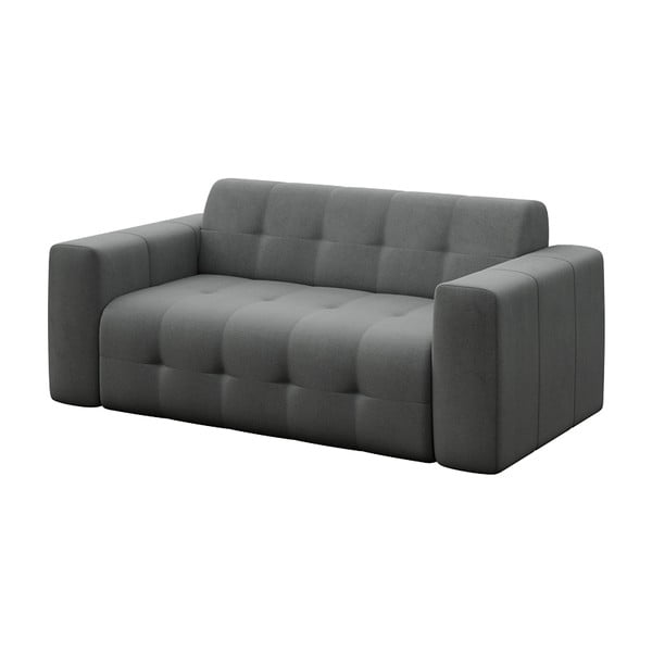Siva žametna sedežna garnitura 199 cm Tuil – Rodier-image-2