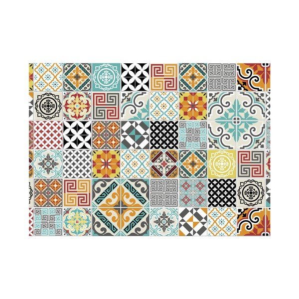 Komplet 60 dekorativnih stenskih nalepk Ambiance Batista, 20 x 20 cm-image-2