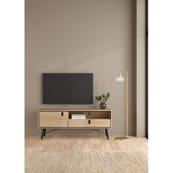 TV omarica v hrastovem dekorju 150x60x40 cm Ry – Tvilum-image-1