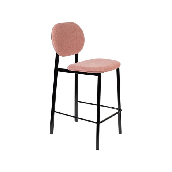 Svetlo roza barski stolček 94 cm Spike - Zuiver