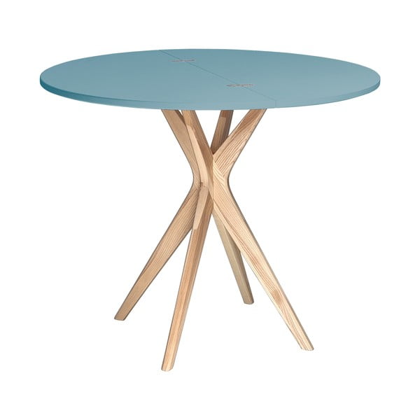 Okrogla raztegljiva jedilna miza 45x90 cm Jubi – Ragaba-image-2