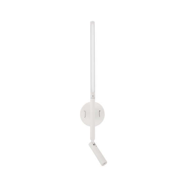 Mat bela aluminijasta LED stenska svetilka z upogljivo konstrukcijo Handy – Nova Luce
