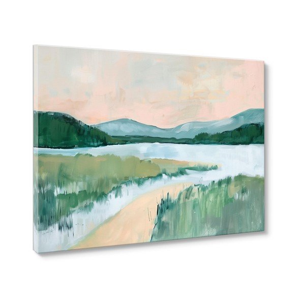 Slika 70x100 cm Gouache Lake – Styler-image-3