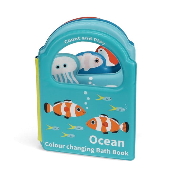 Interaktivna igrača Colour changing bath book Ocean – Rex London