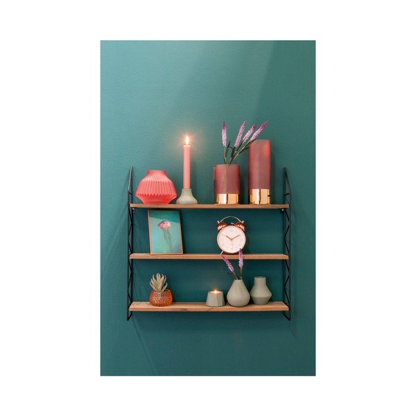 Roza steklena vaza PT LIVING, ø 16 cm-image-2