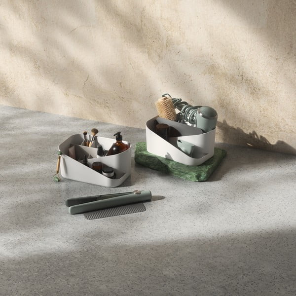 Bel plastičen kopalniški organizator za kozmetiko Glam – Umbra-image-4