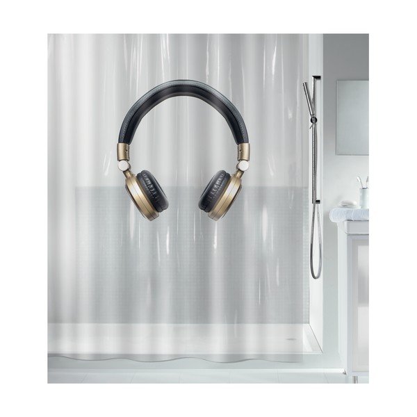 Zavesa za tuš 180x200 cm Headphone – Spirella